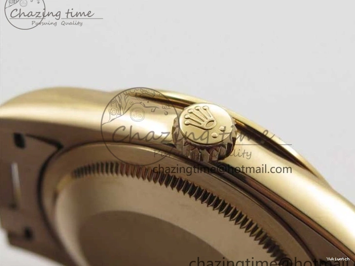 Bracelet Day-Date Dial Silver on Crystal RG A2836 Best Edition 128235 Marker Crystal BP President 36mm RG 0511
